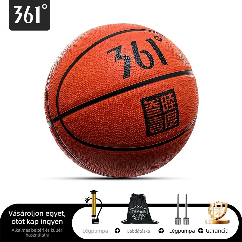 361° kosárlabda — gumírozott anyagú, logónyomtatás lehetséges, gyermekeknek alkalmas, edzéshez