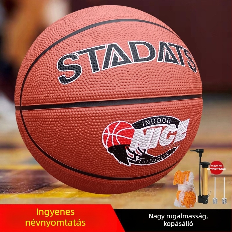 Eredeti No. 5 és No. 7 gyerek kosárlabda általános- és középiskolások számára, tartós edzéslabda
