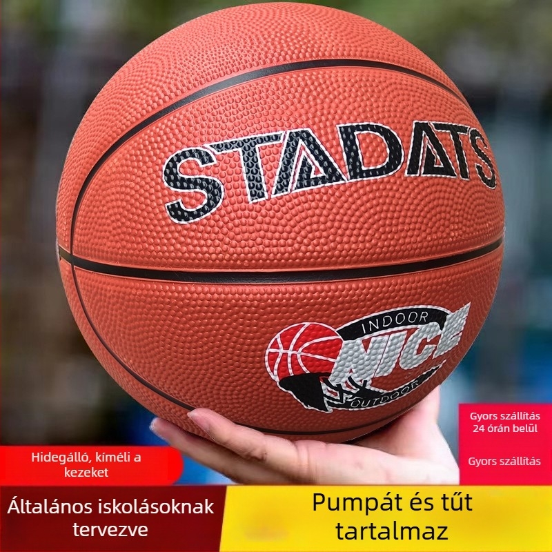 Eredeti No. 5 és No. 7 gyerek kosárlabda általános- és középiskolások számára, tartós edzéslabda