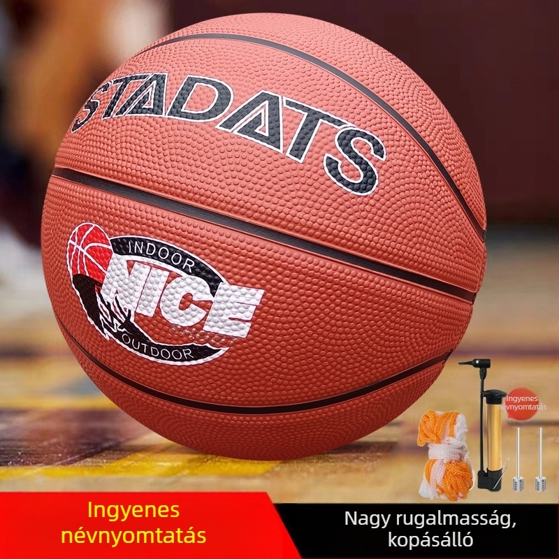 Eredeti No. 5 és No. 7 gyerek kosárlabda általános- és középiskolások számára, tartós edzéslabda