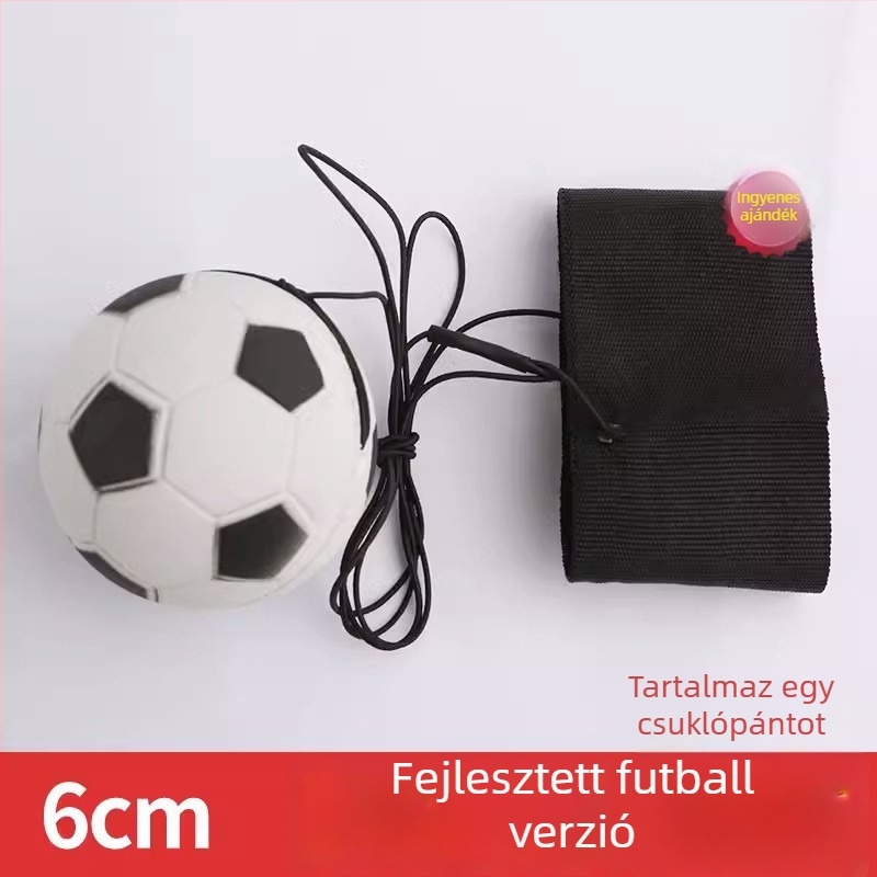 Csuklógyűrűs labda kéz–szem koordinációs edzéséhez, gumiból készült rugalmas labda, kaucsukmaggal, 2023-as megjelenés