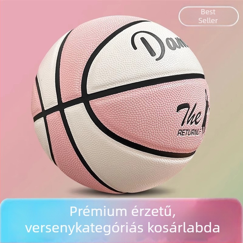 Hiteles kosárlabda, méret 5–7 középiskolai edzésekhez és versenyekhez — lányoknak és gyerekeknek, kopásálló