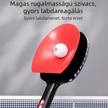 Peak asztalitenisz ütő készlet kezdőknek – nyírfafából készült penge, anti-adhéziós, kétoldalas ragasztó gumi, egyenes ütő