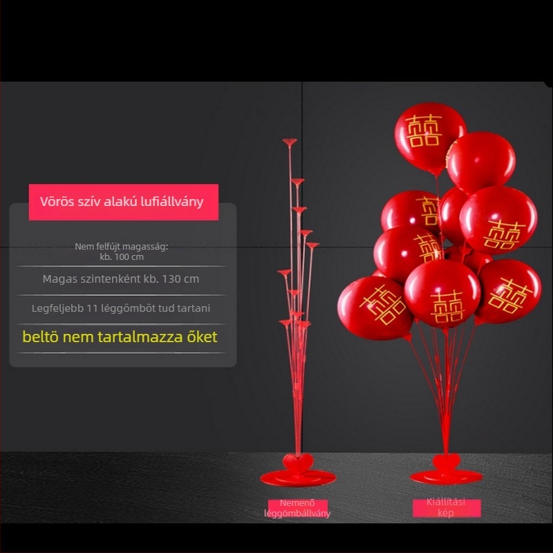 Balloon tartó dekoráció beltéri bulikhoz — műanyag; sporteseményekre alkalmas; márka: Egyéb; import: Nem; IP engedély: Nem