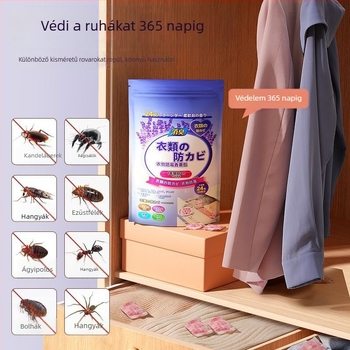 Royal Incense molyirtó golyók ruhásszekrényhez — rózsa illatú, védelem a nedvesség és a kártevők ellen, 96 darab