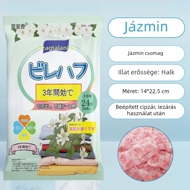 Royal Incense molyirtó golyók ruhásszekrényhez — rózsa illatú, védelem a nedvesség és a kártevők ellen, 96 darab