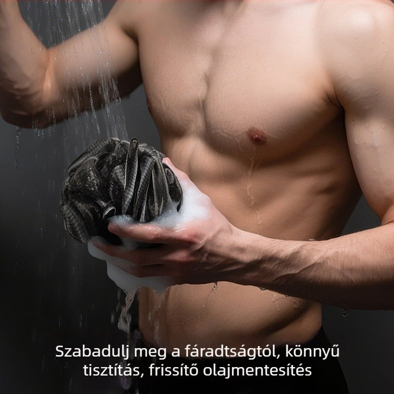 Férfiaknak fürdőlabda, PE anyag, 80 g, 120 darabos doboz, testreszabás elérhető