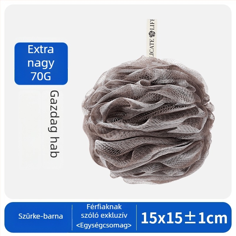 Férfiaknak fürdőlabda, PE anyag, 80 g, 120 darabos doboz, testreszabás elérhető