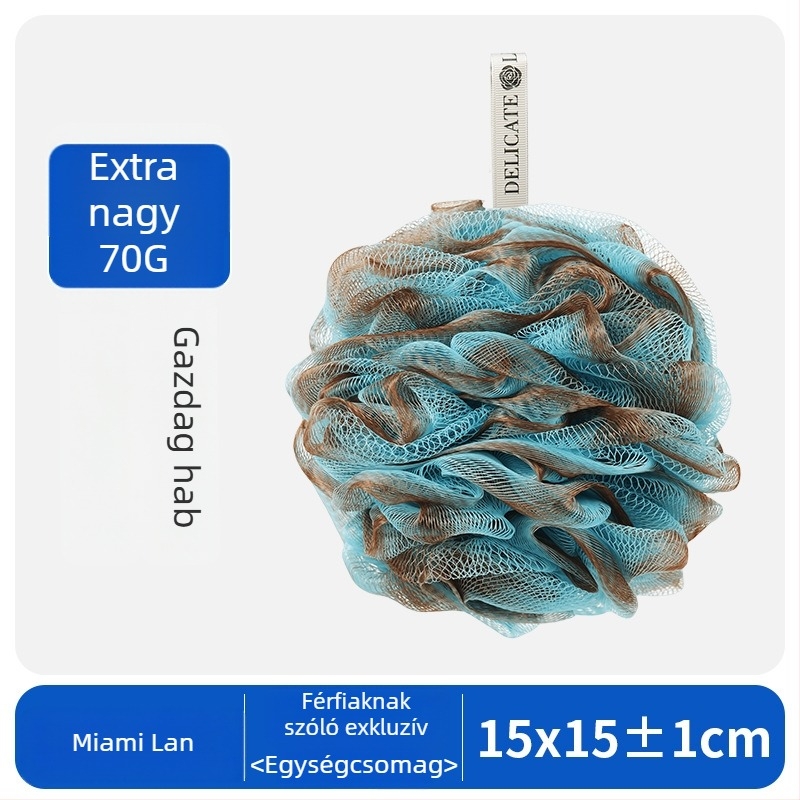 Férfiaknak fürdőlabda, PE anyag, 80 g, 120 darabos doboz, testreszabás elérhető