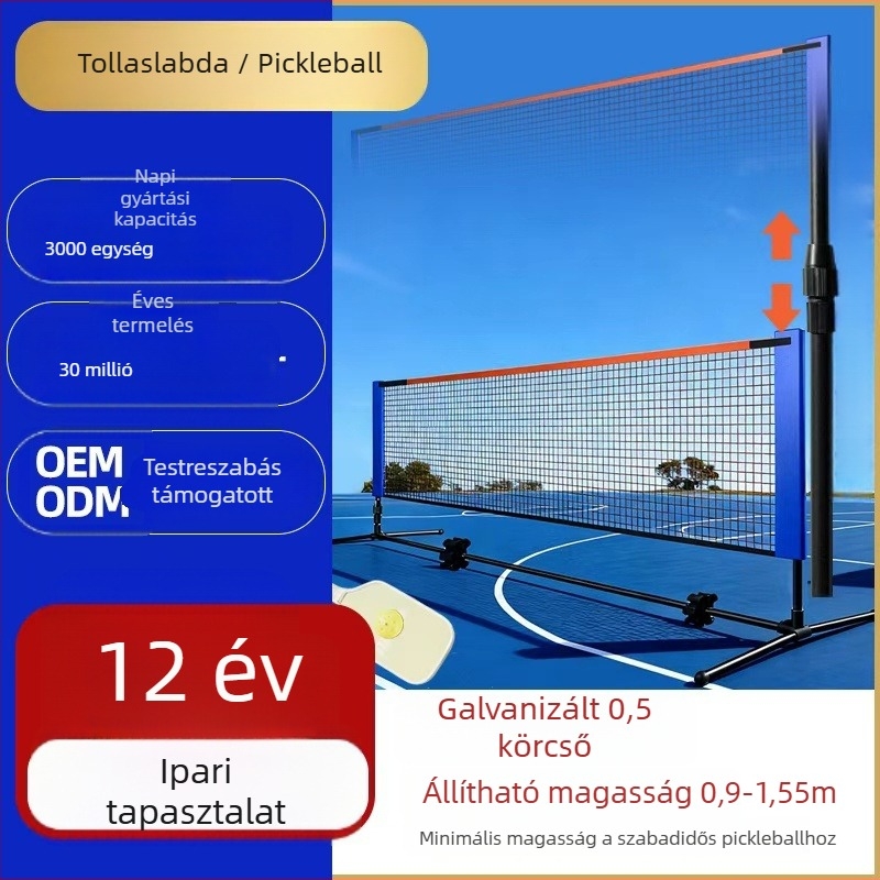 Könnyen szállítható badminton hálókeret alumínium ötvözetből, testreszabható, badminton és tenisz számára