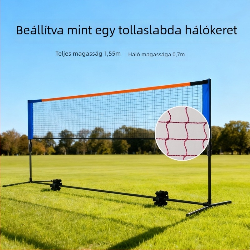 Könnyen szállítható badminton hálókeret alumínium ötvözetből, testreszabható, badminton és tenisz számára