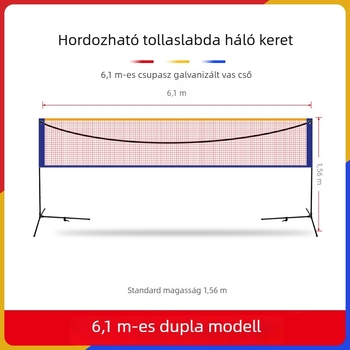 Cssit tollaslabda háló keret, hordozható, összehajtható, beltéri és kültéri használatra, professzionális versenyszabvány