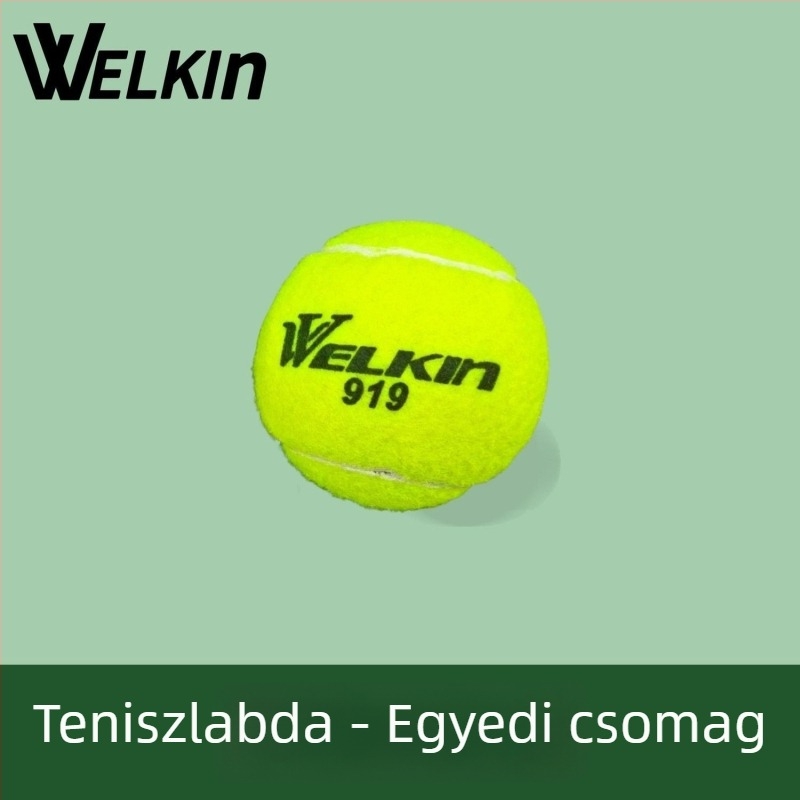 Tenisz edzéslabda – magas rugalmasság, egy darabos csomagolás, polipropilén anyag, logó nélküli