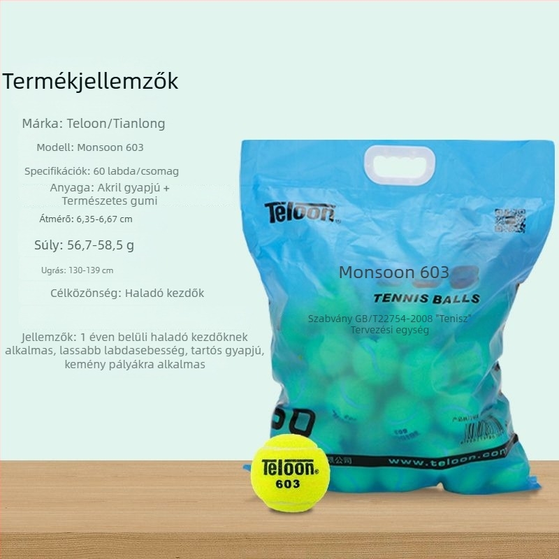 Tianlong Tenisz edzőlabda gépi dobóhoz