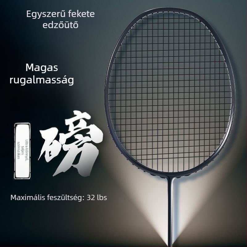 Tollaslabda ütő, teljes karbonváz, tömeg 75–79 g, közvetlen ütés, G-5 fogantyú