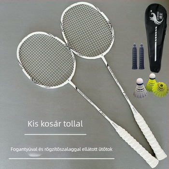 Badminton ütő – ultrakönnyű, teljes szénszálas keret, tömeg 95–100 g, fogantyú G1, keret enyhén keményebb, alkalmas amatőr edzésekre és versenyekre