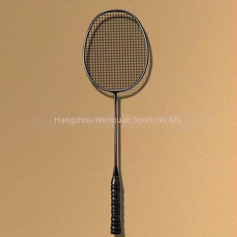 Bádminton ütő, keret alumíniumötvözet, 4U, fogantyú G4, szálas selyem húrok