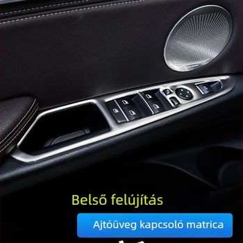 BMW X5 X6 (2014-2018) belső dekorációs készlet - 3D dekoratív szalag a légbeömlőknek és a középkonzolhoz, modell 65455465, Guangzhou
