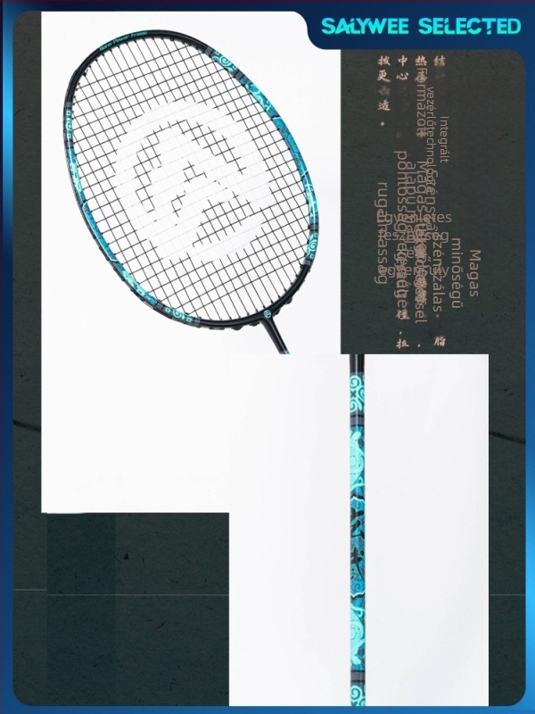 ALPSPORT tollaslabda ütő szénszálas kerettel, 80–84 g, feszítés 28 lb, közvetlen ütés