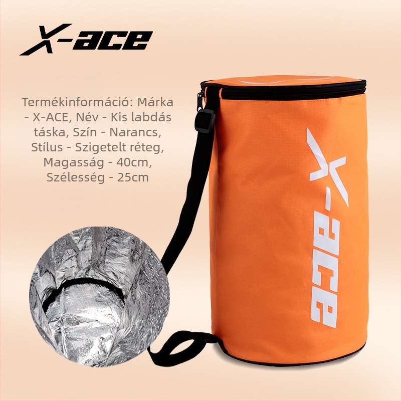 Tenisz táska (Tartós, Nagy kapacitású, Váll- és crossbody kialakítás, Szigetelt réteg)
