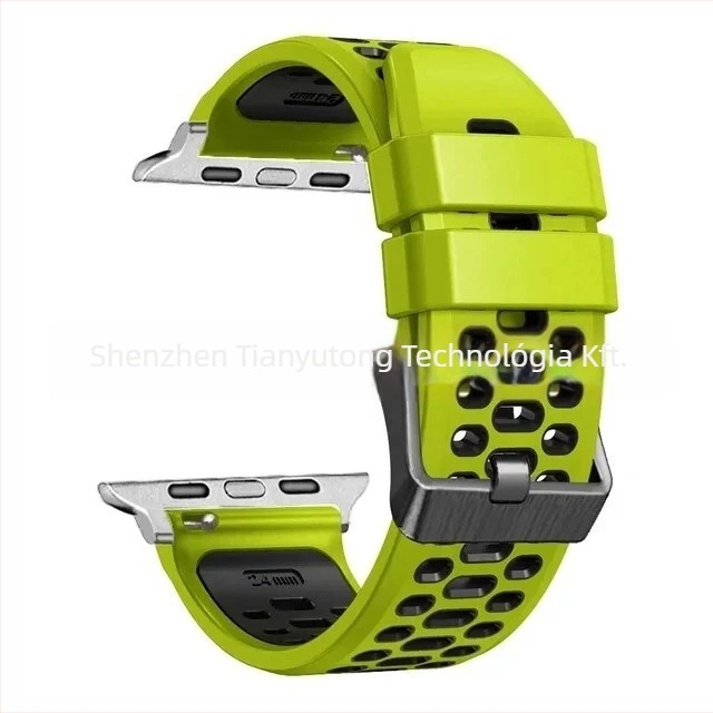 Apple Watch Series11 szilikon sport szíj, csattal, testreszabható interfész méretek, 25 g