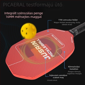 Jusian karbon szálas pickleball ütő, tömeg 225 g