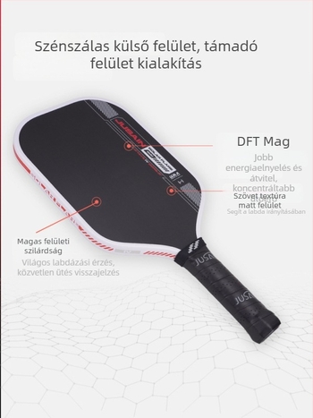 Jusain szénszálas pickleball ütő – 240 g, Gen4 belső mag, testreszabható dizájn