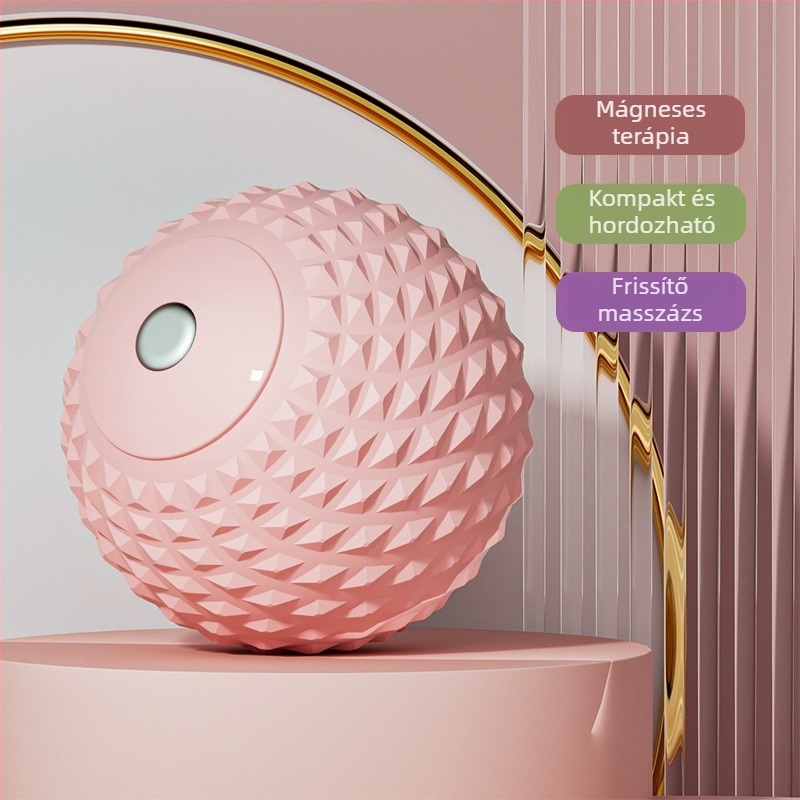 Mágneses masszázsgömb lábak, vállak és nyak masszírozására — egészségügyi és fitnesz masszírozó, 130 g