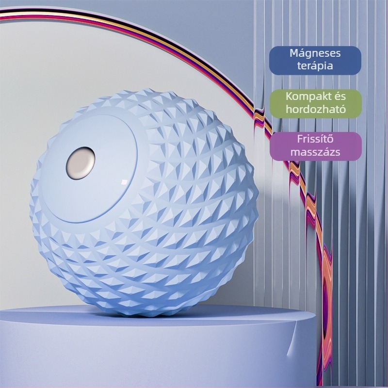 Mágneses masszázsgömb lábak, vállak és nyak masszírozására — egészségügyi és fitnesz masszírozó, 130 g