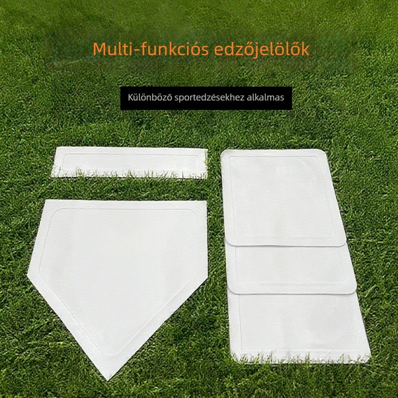 MAICCA Baseball bázis-készlet – vastított alapok, dobóplatta és hazai lemez, öt részes softball-készlet egyedi logóval