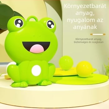 Gyerekeknek szánt asztalitenisz-edző – függő, beltéri interaktív játék a szülő-gyermek koordinációjáért és látásfejlesztésért; Anyag: selyem virág