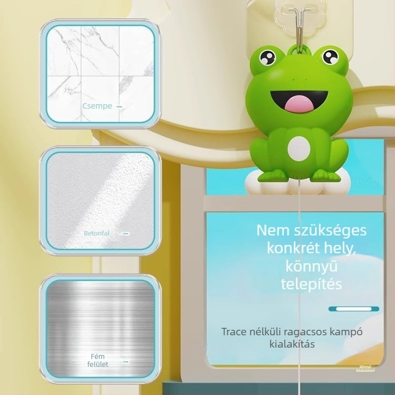 Gyerekeknek szánt asztalitenisz-edző – függő, beltéri interaktív játék a szülő-gyermek koordinációjáért és látásfejlesztésért; Anyag: selyem virág