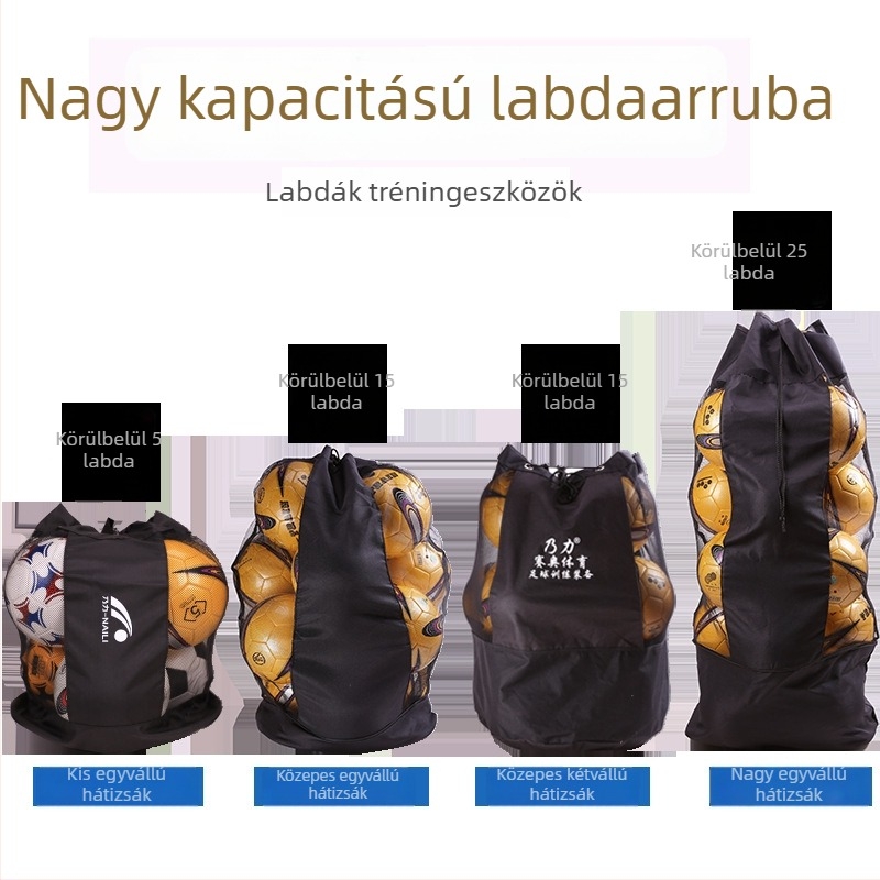 Vászon futballfelszerelés táska, casual sporttáska futballhoz