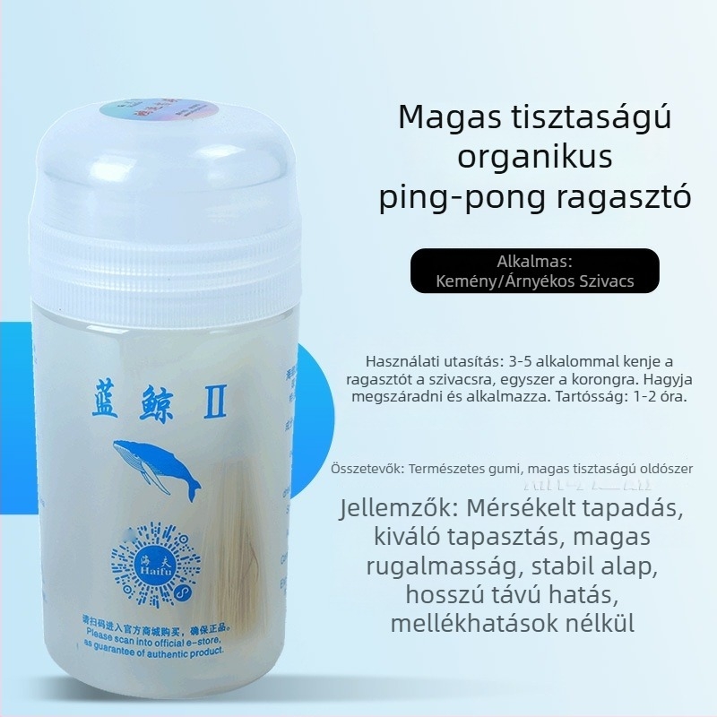 Asztalitenisz ragasztó, szerves vízoldékony ragasztó, Blue Whale 2 Gen