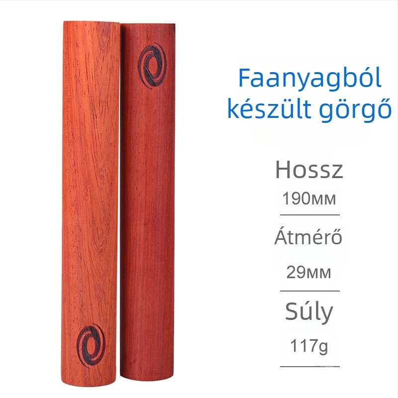 Galaxy Yinhe asztalitenisz gumira ragasztó roller és applikátor készlet, mahagóni és műanyag