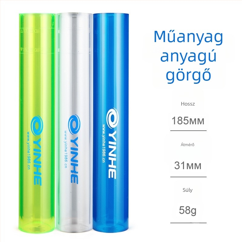 Galaxy Yinhe asztalitenisz gumira ragasztó roller és applikátor készlet, mahagóni és műanyag