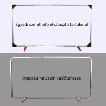 Leválasztható, integrált asztalitenisz pályakorlát galvanizált cső kerettel és oxford vászonnal, testreszabható kivitel, alkalmas asztaliteniszhez és más labdajátékokhoz
