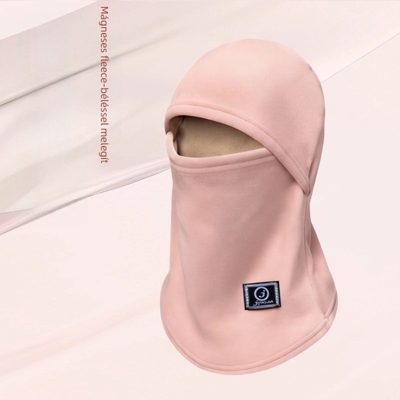 Kerékpáros maszk fleece bélésével, meleg, szélálló, fülvéd, poliészter