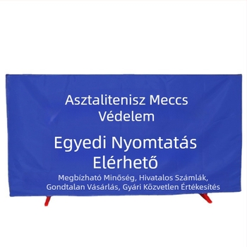 Asztalitenisz pályakerítés panel integrált levehető válaszfallal, galvanizált cső, Oxford vászon