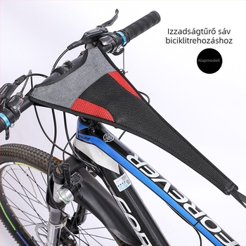 Kerékpáros izzadságszalag – Országúti és mountain bike kerékpárokhoz, vízálló denim anyag, izzadság elleni védelem, edzésfelszerelés