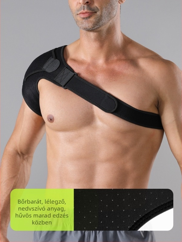 Vállvédő, neopren anyagú, állítható vállszíj egy vállra, felnőtteknek
