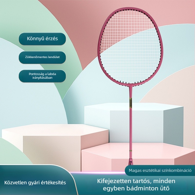 Rex tollaslabda ütő, üvegszálas keret, 95–100 g, nyél G5, közvetlen ütés
