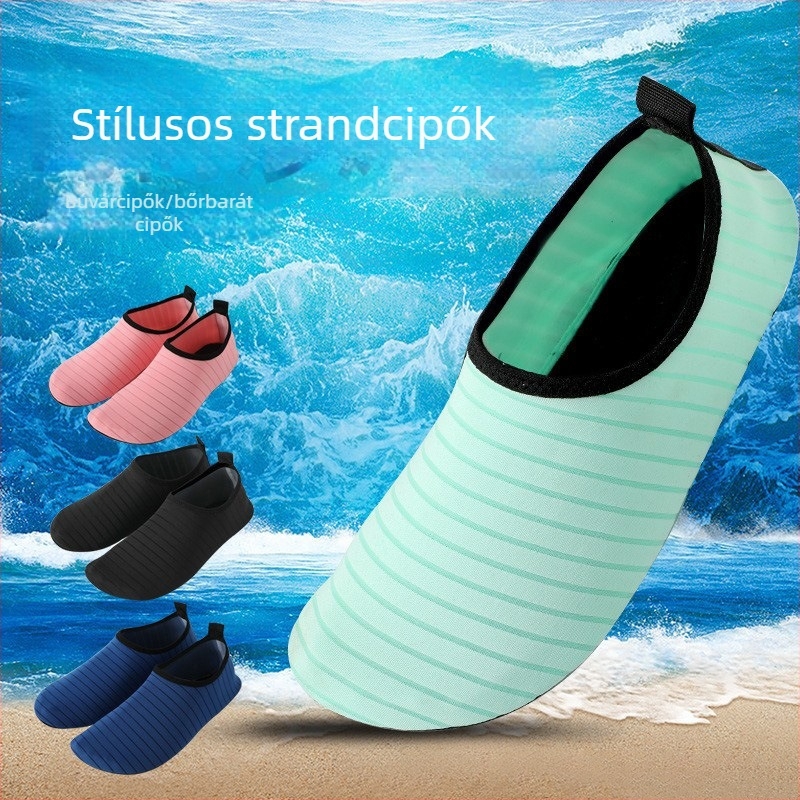 Vízisportos cipő a strandhoz és vízi tevékenységekhez: snorkel, búvárkodás, átúszás, úszás, jóga és otthoni edzés