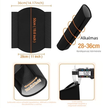 Elektronikus kerékpár lítiumakkumulátor védőfedél — hideg elleni, por- és vízálló védelem; műanyag test; márka Senyang; termékkód 08211