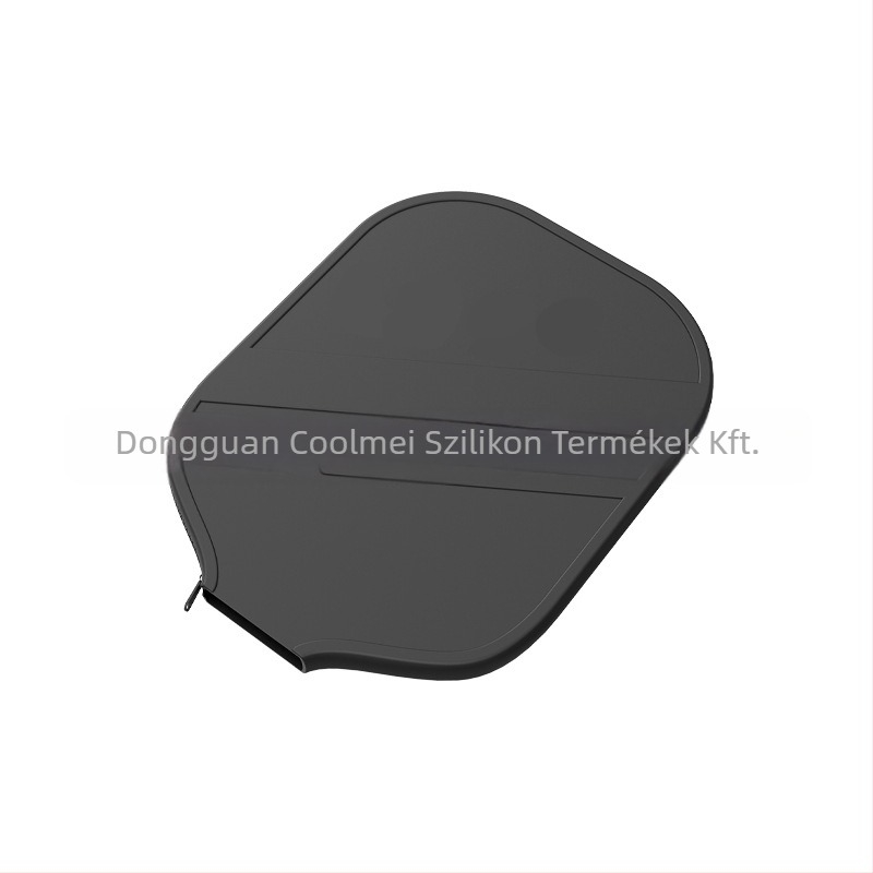 Szilikon ütővédő cipzárral, asztalitenisz ütőknek