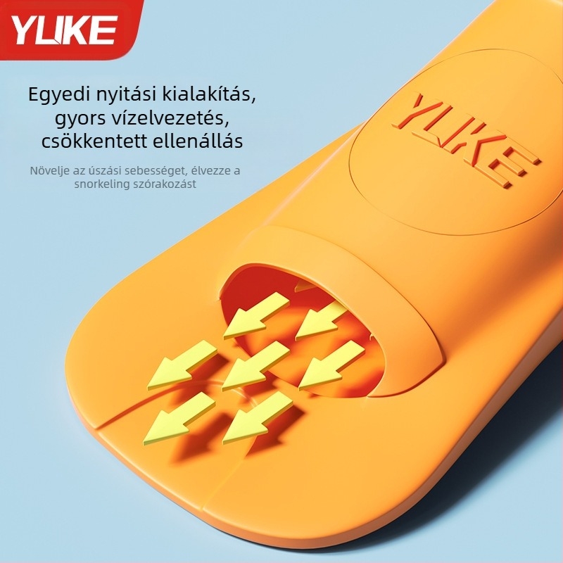 Szilikonból készült rövid úszóláb felnőtteknek – könnyű merülés-edzési felszerelés