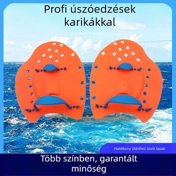 Úszó kéziszárnyak edzéshez – PP + szilikon, testreszabás nélkül, segítik az úszást és a karok mozgását