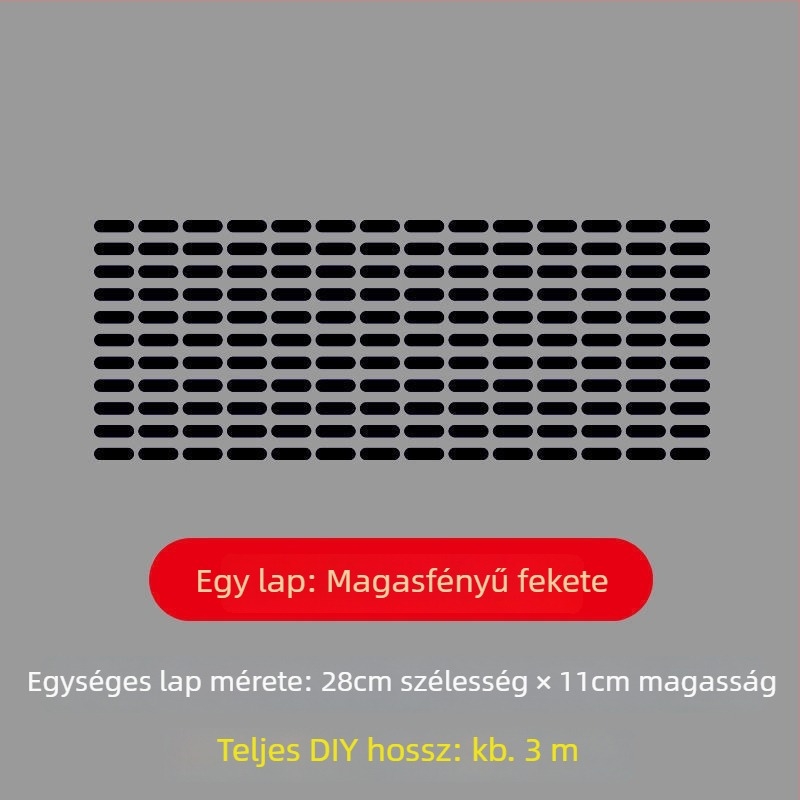 Dekoratív matricák elektromos járművekhez – vízálló, fényvisszaverő pontozott vonalas matricák autókhoz és motorkerékpárokhoz; Márka: Unique; Anyag: Egyéb
