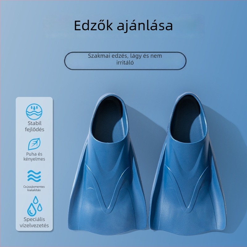 Professzionális EVA anyagú úszóuszók, rövid edzőuszók a gyorsúszáshoz, felnőtteknek és gyerekeknek, merülés
