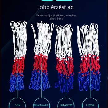 Kosárlabda kosárháló – hosszabbított, vastag és tartós kültéri használatra; Anyag: selyem virág; Feldolgozás és testreszabás: nincs; Márka: Egyéb.
